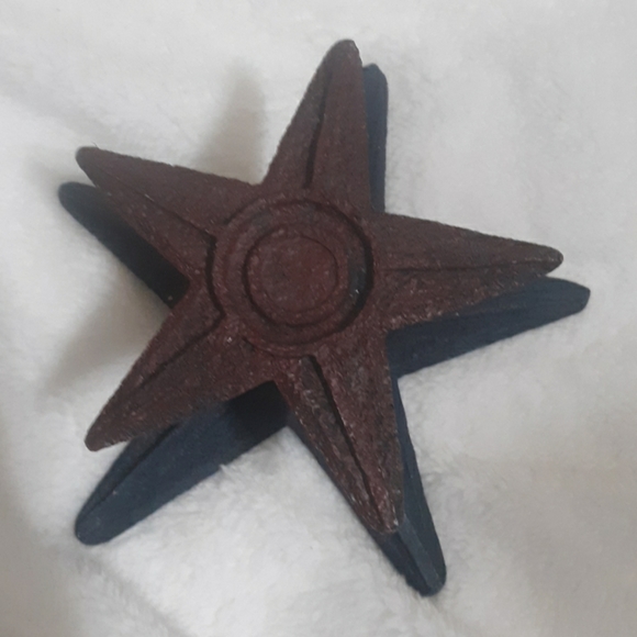 Americana Double Star Curtain Pullback - Picture 3 of 5